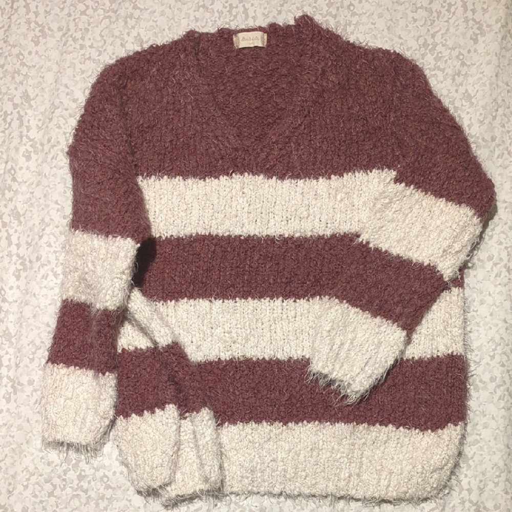 Altar'd State Textured Mauve Sweater